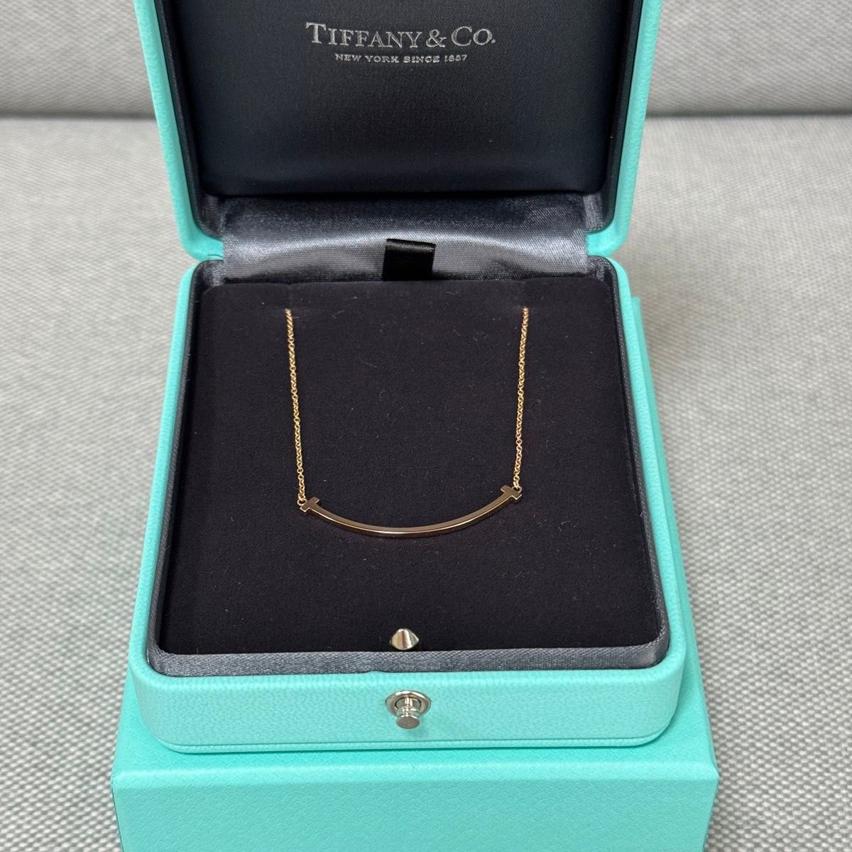 Tiffany&Co ティファニー スマイルネックレス スモール ローズ Tiffany&Co ティファニー スマイルネックレス スモール ローズ