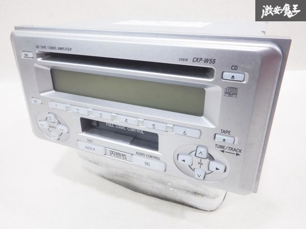  Toyota original Car Audio cassette CD player CKP-W55 FH-M8007ZT 08600-00G60 immediate payment shelves 27A