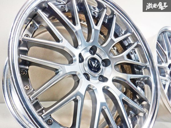 VERZ-WHEELS ヴェルズ KCV04 TYPE K4D 20インチ 10J +33 PCD114.3 5H 5穴 ホイール 単体 2本 アルファード ヴェルファイア 棚45_画像4