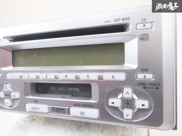  Toyota оригинальный Car Audio кассета CD плеер CKP-W55 FH-M8007ZT 08600-00G60 немедленная уплата полки 27A