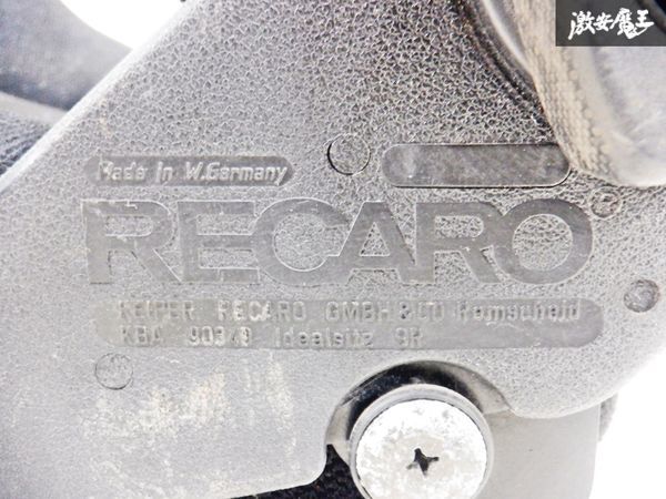 【 売り切り 】 RECARO レカロ SR2 ルマンカラー 汎用 セミバケットシート セミバケ 底止め 両側 ダイヤル KBA 90349 即納 棚42の画像4