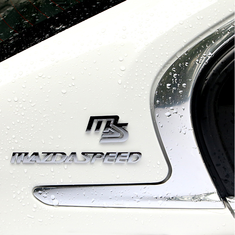 【送料込・在庫有】マツダスピード(MAZDASPEED) 3Dエンブレム メッキシルバー 金属製の画像2