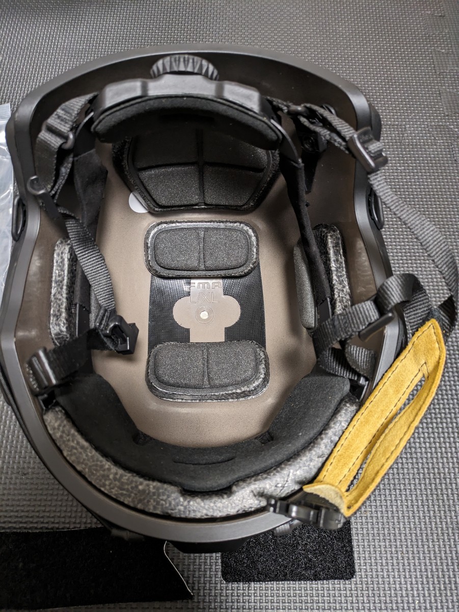 FMA OPSCOREスタイル BALLISTICタイプヘルメット ヘビーウェイトモデル　カラー：ブラック、サイズ：L / XLサイズ_画像4