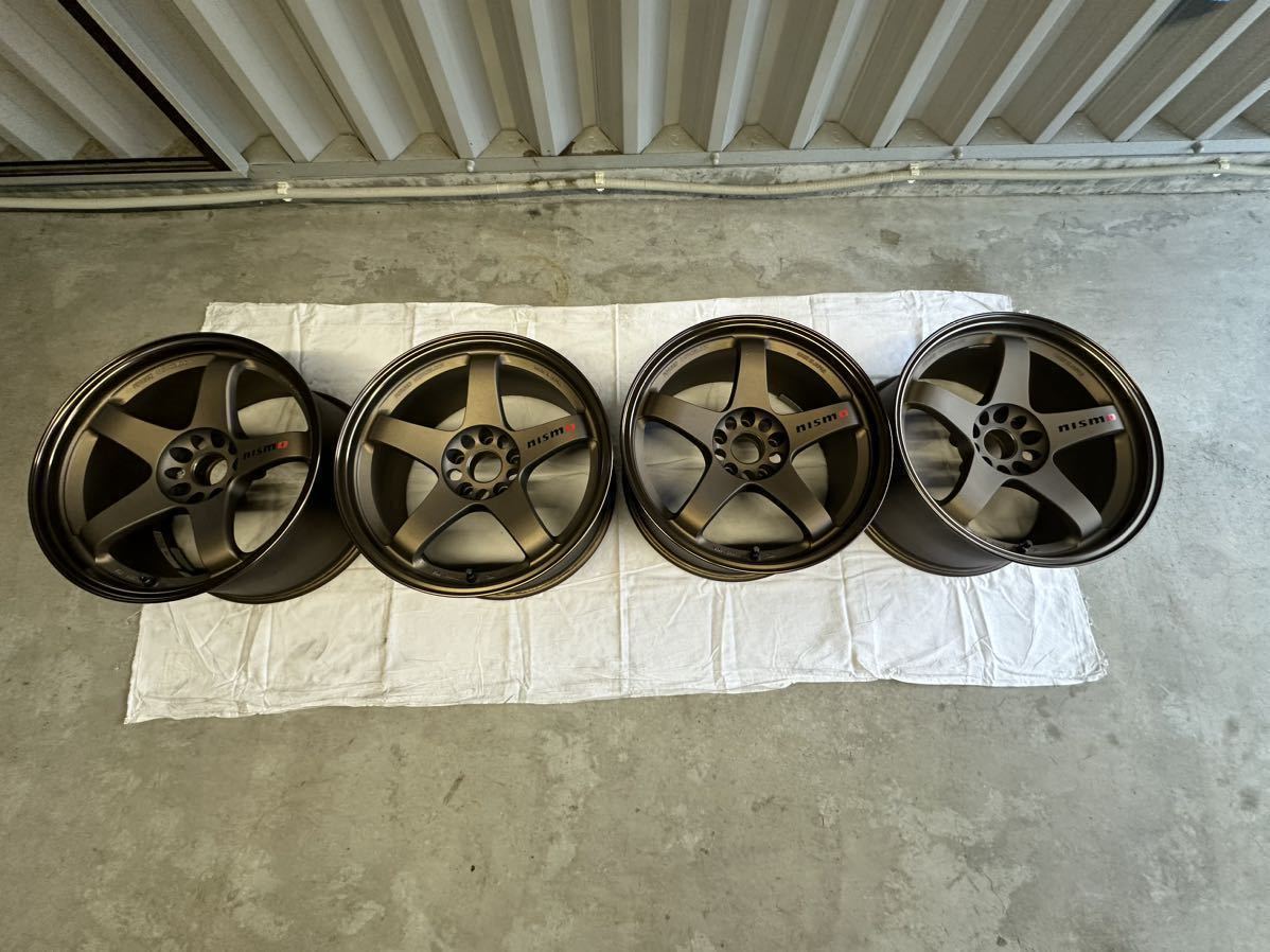 LMGT4 NISMO RAYS 18×9.5J +12 希少絶版品 GT-Rサイズ BNR32 BCNR33 BNR34 ブロンズ 美品_画像2