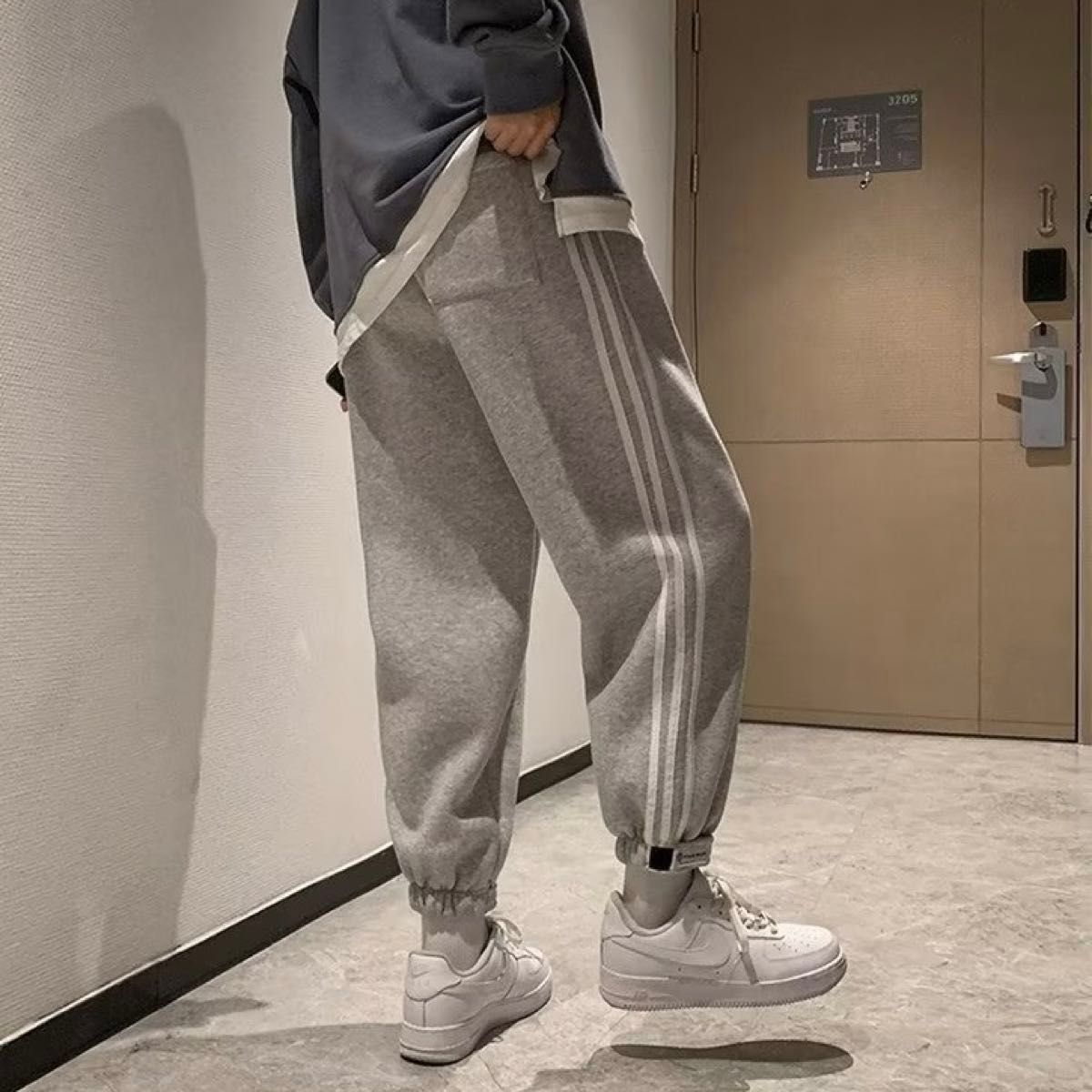 スウェットパンツ M ジョガー カジュアル サイドライン ジャージ