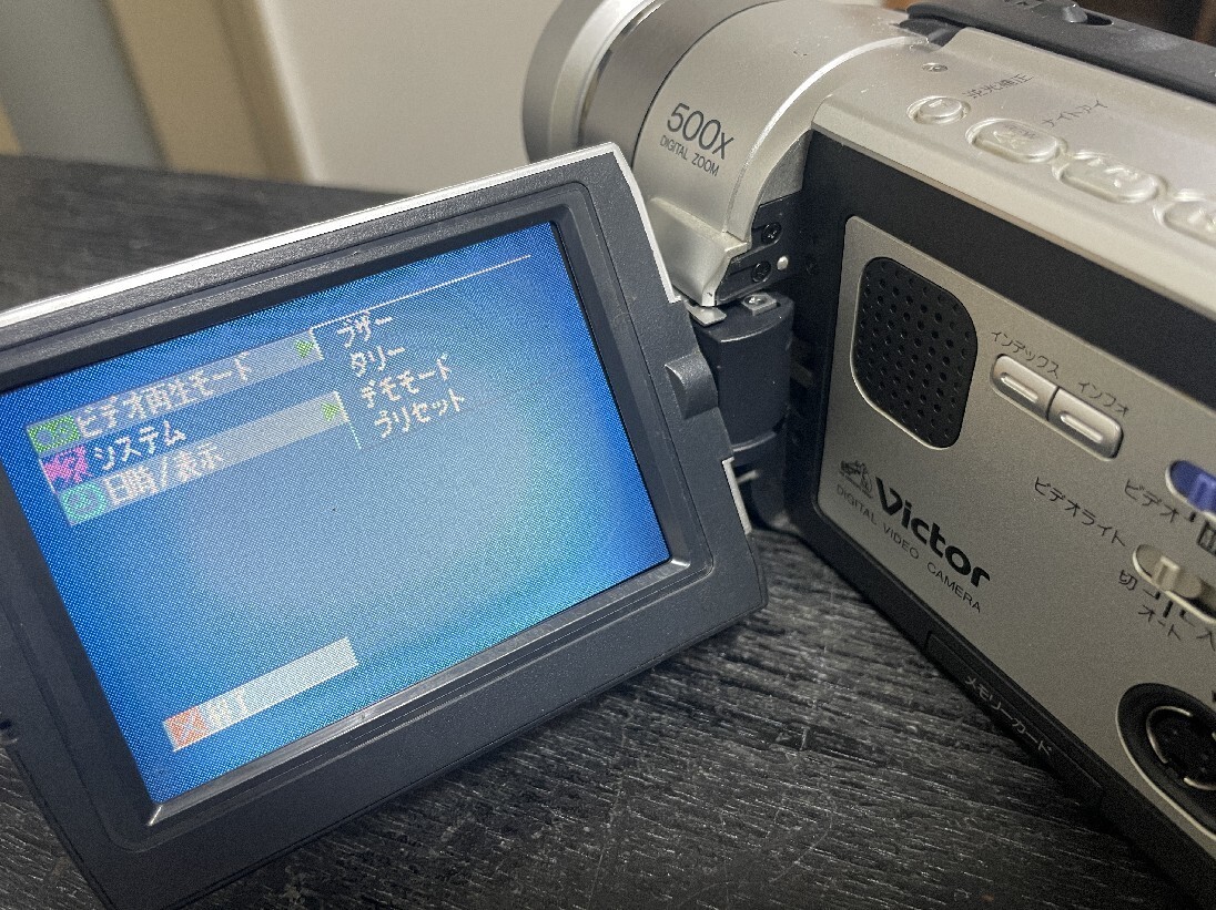 ダビング Victor GR-DVF305K Mini DV液晶デジタルビデオカメラ ダビング Victor GR-DVF305K Mini DV液晶デジタルビデオカメラ