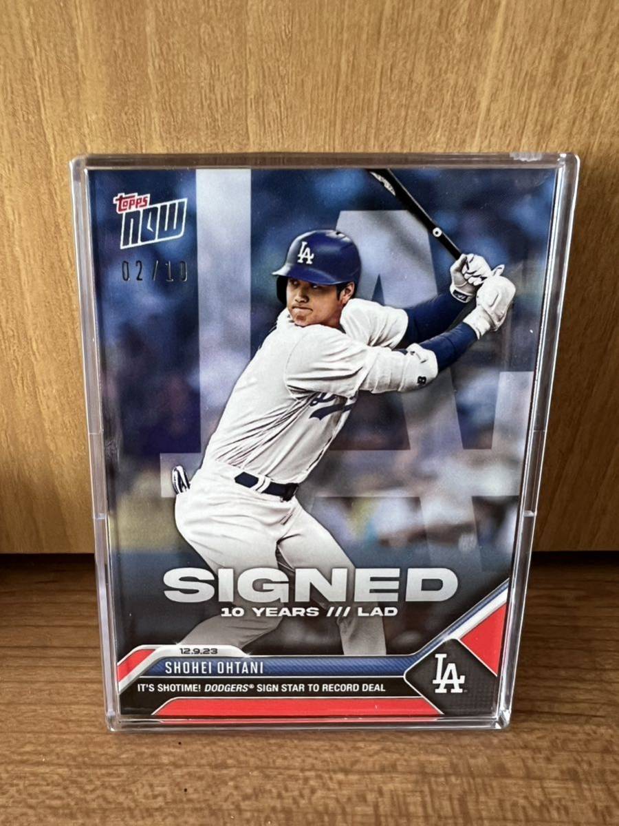 超熱 大谷翔平 topps now ohtani shohei ドジャース入団 カード 激レア