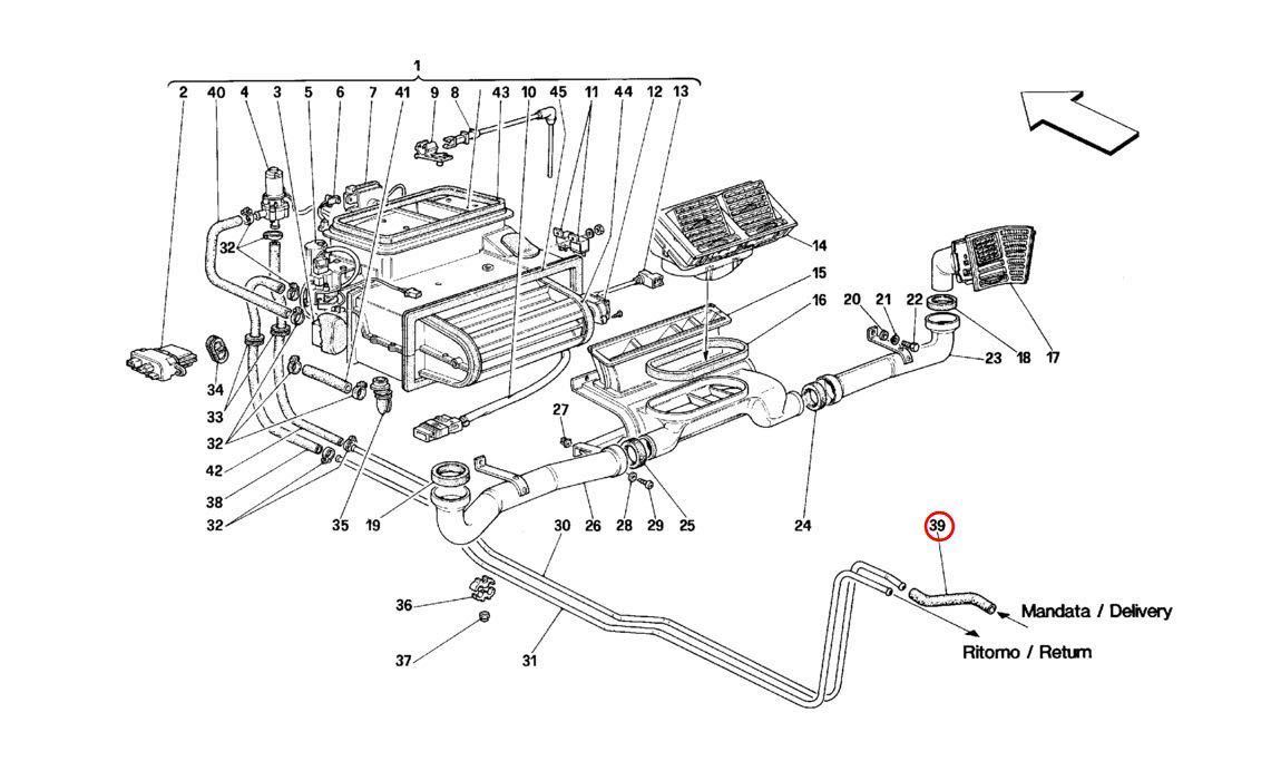 Ferrari フェラーリ 348 ウォーターホースセット SFS製 シリコン 新品_画像5