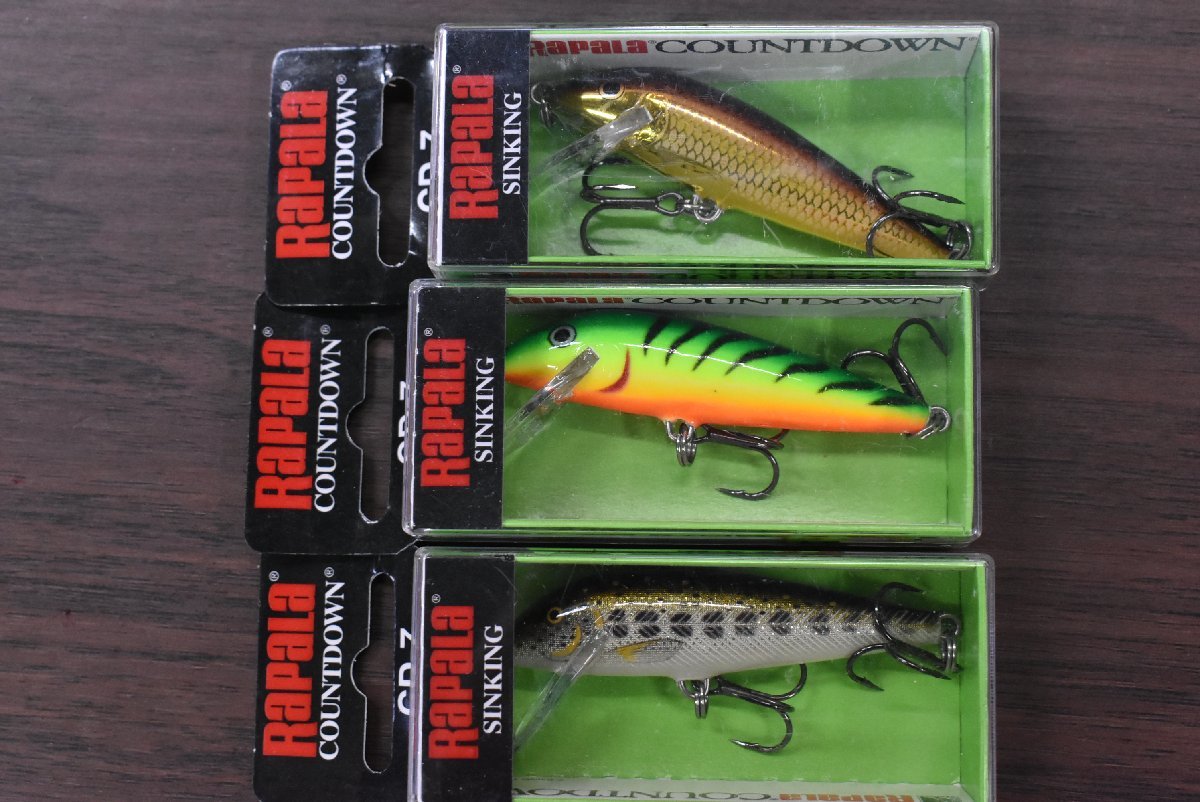 【1スタ☆未使用品①】ラパラ カウントダウン ルアー 5点セット RaPaLa CD-7 COUNTDOWN シンキング 1/4oz 8g バス釣り シーバス（CKN_O1）_画像4