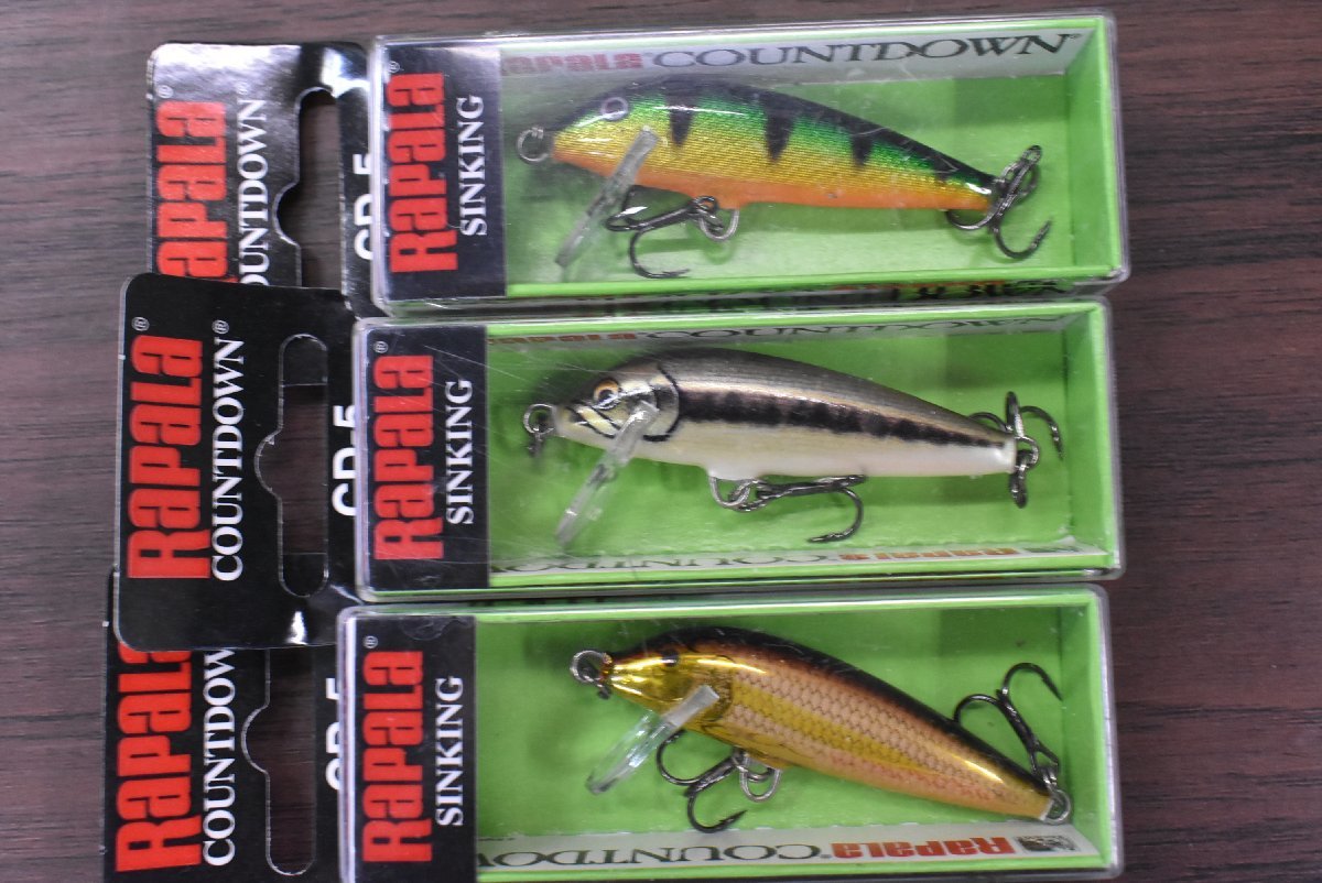 【1スタ☆未使用品②】ラパラ カウントダウン CD-5 6点セット RaPaLa COUNTDOWN 5g 3/16oz シーバス バス釣り シンキングミノー（CKN_O1）_画像4