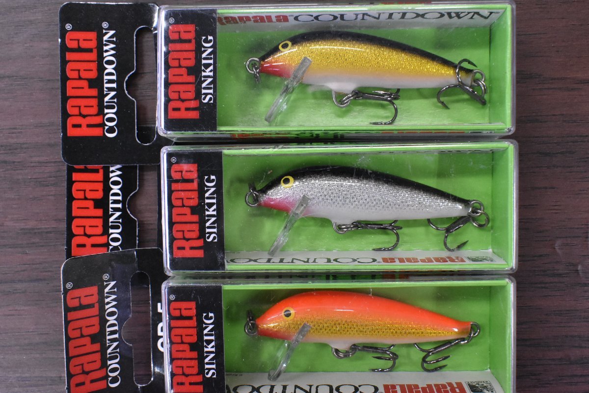 【1スタ☆未使用品③】ラパラ カウントダウン CD-5 6点セット RaPaLa COUNTDOWN 5g 3/16oz シーバス バス釣り シンキングミノー（CKN_O1）_画像4