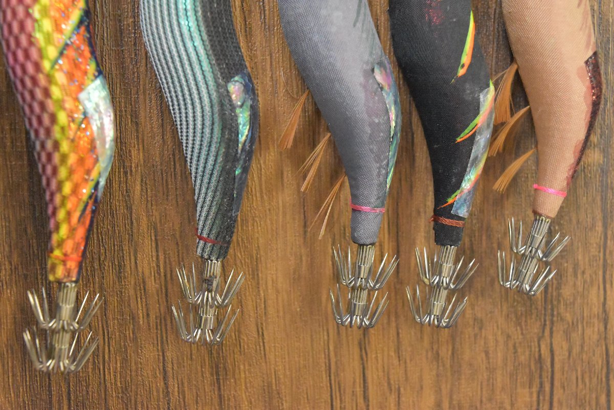 【人気ルアー☆2】林釣漁具製作所 餌木猿 3.5号 5点セット エギング イカ アオリイカ 釣り（CKN_O1）_画像4