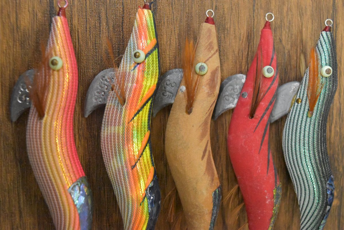 【人気ルアー☆3】林釣漁具製作所 餌木猿 3.5号 5点セット エギング イカ アオリイカ 釣り（CKN_O1）_画像4