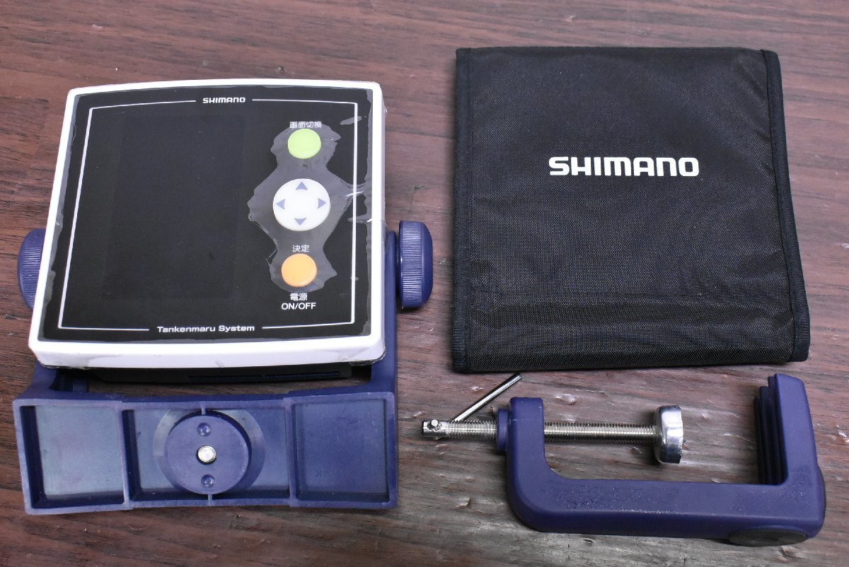 【程度良好美品★】シマノ 20 探見丸 CV-FISH SHIMANO Tankenmaru System 魚探 魚群探知機 船釣り 海底水深 海底形状 ボート（CKN_O1）_画像2