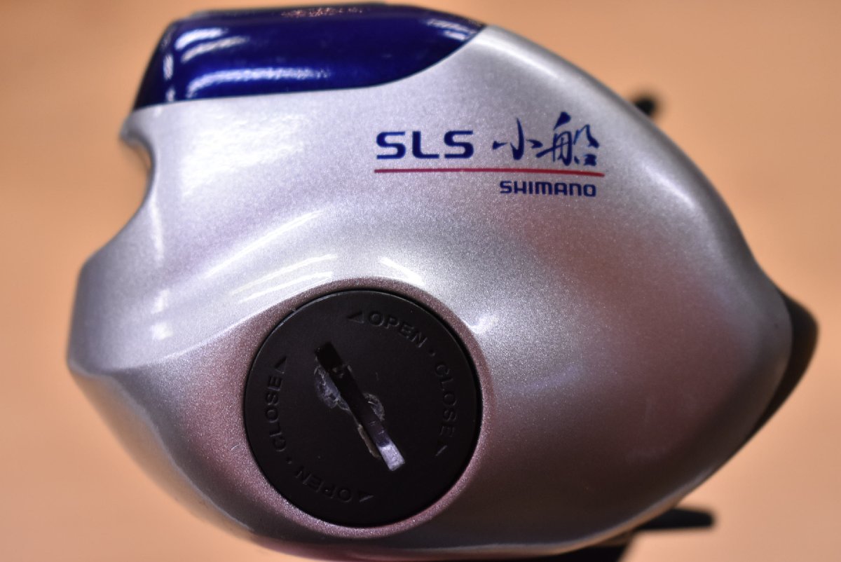 【1スタ☆動作確認済】シマノ SLS 小船 3000 右 SHIMANO カウンター 付 両軸リール 船釣り 胴突き コマセ釣り 等に（KKR_O1）_画像5