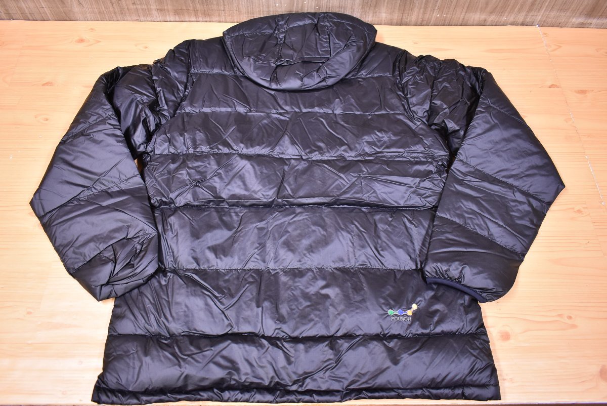 【未使用品】フリーノット 光電子 ダウンジャケット ブラック LL サイズ FREEKNOT FOURON ジャケット アウター 防寒 等に（KKR_O1）_画像3