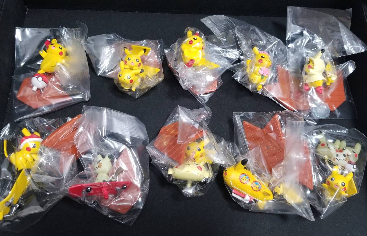 送料無料 ポケモン すすめ！ピカチュウ大行進 フィギュア 全10種コンプリートセット pokemon Pikachu figure キッズ