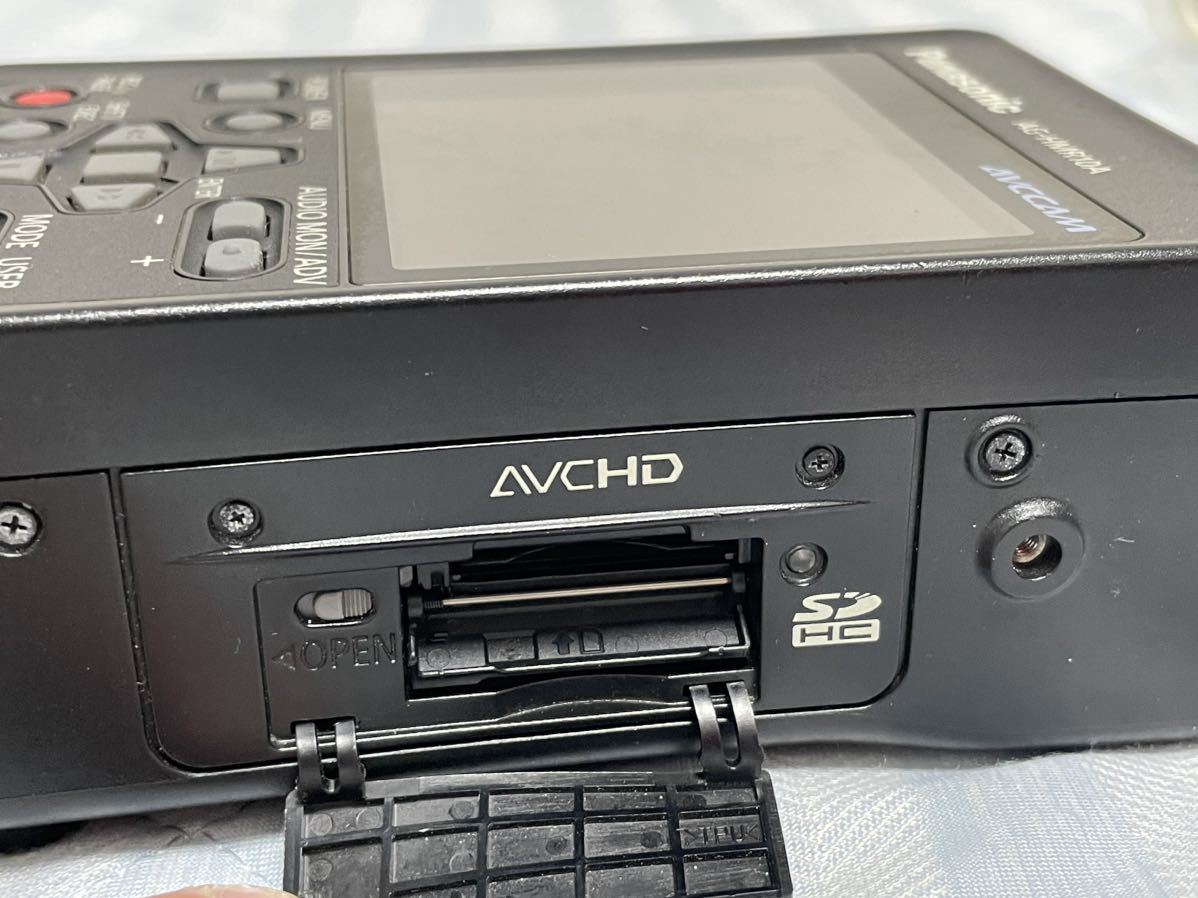 ジャンク) 動作不明 Panasonic メモリーカードレコーダー AG-HMR10A_画像4