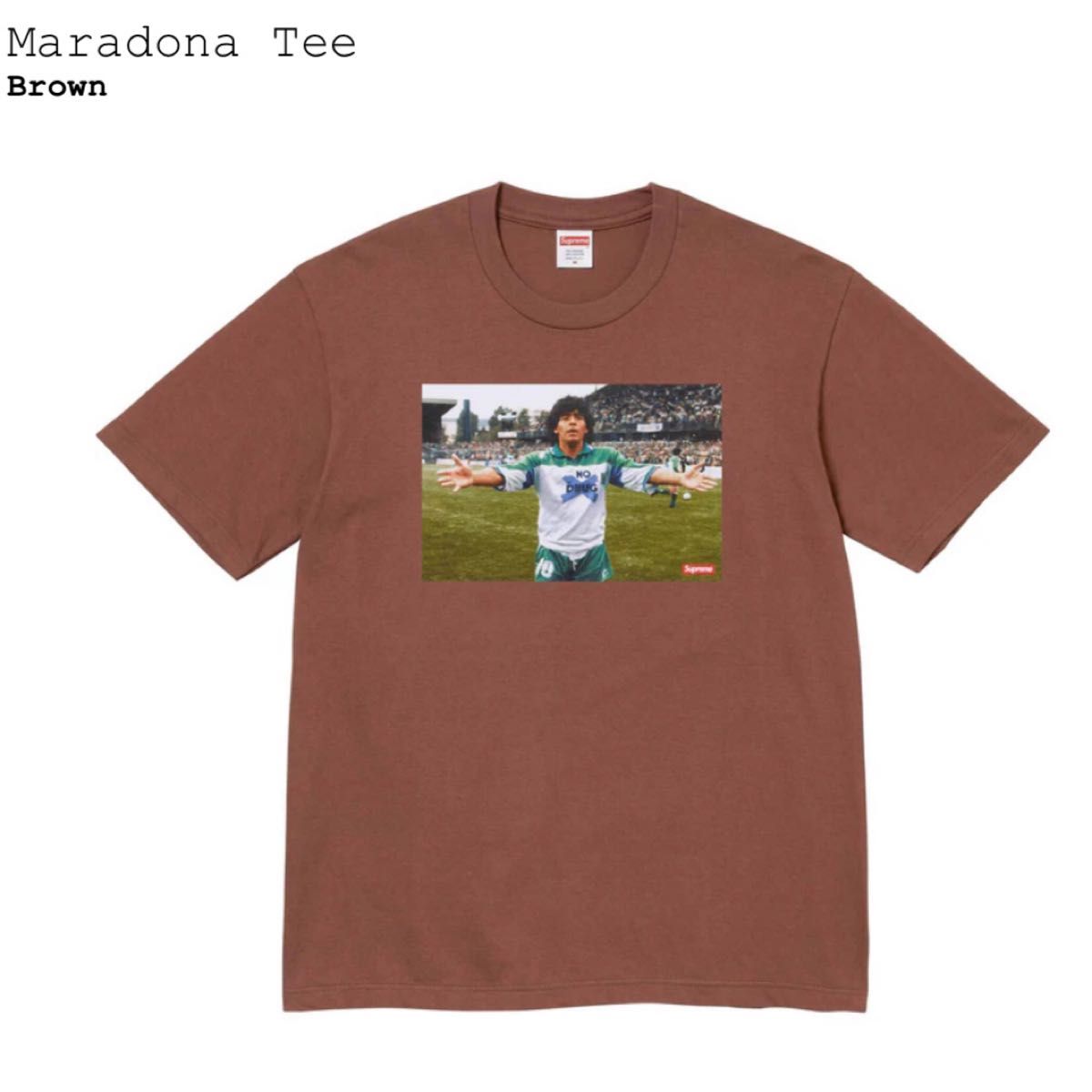 Supreme Maradona Tee Red マラドーナ-