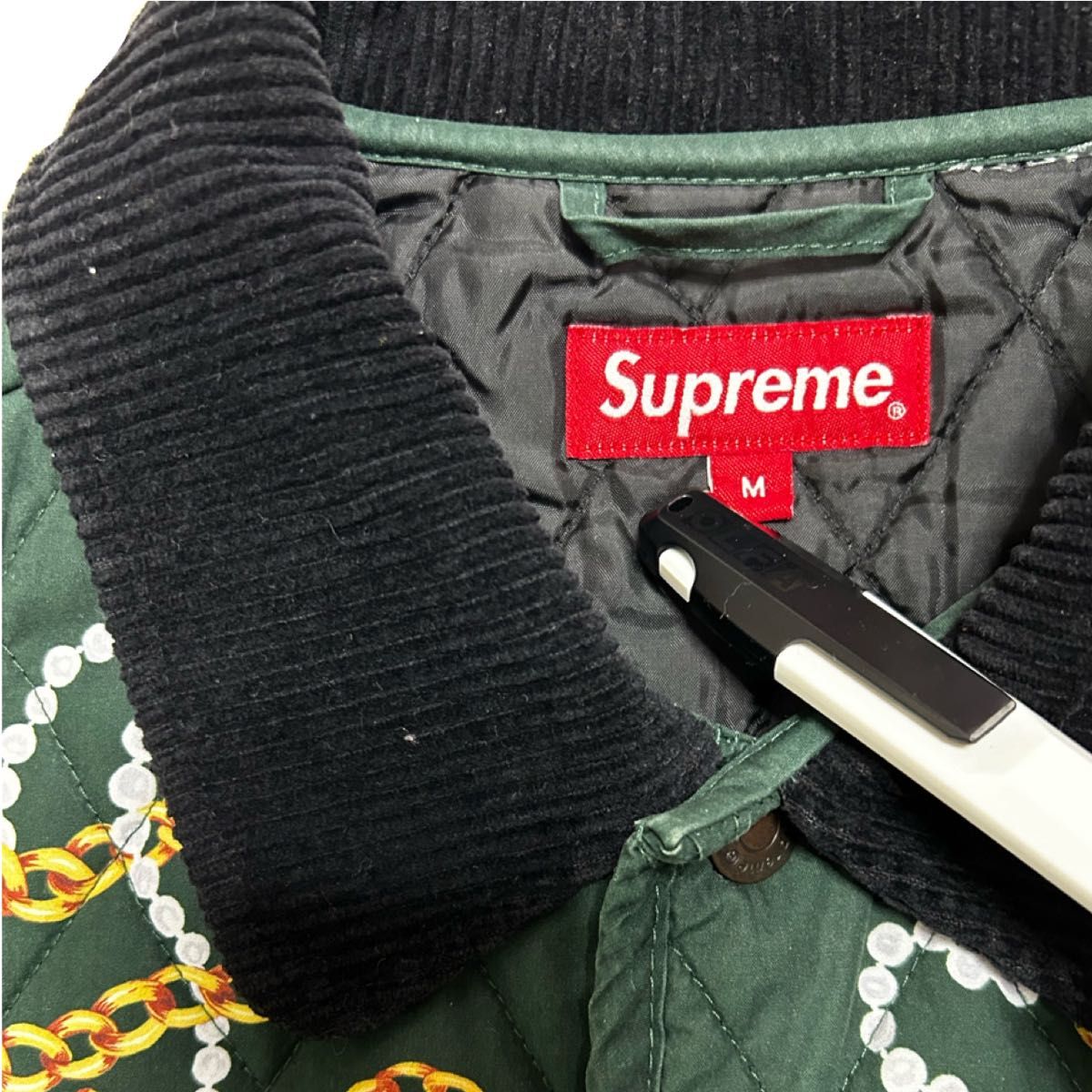 supreme 20AW Chains Quilted Jacket シュプ