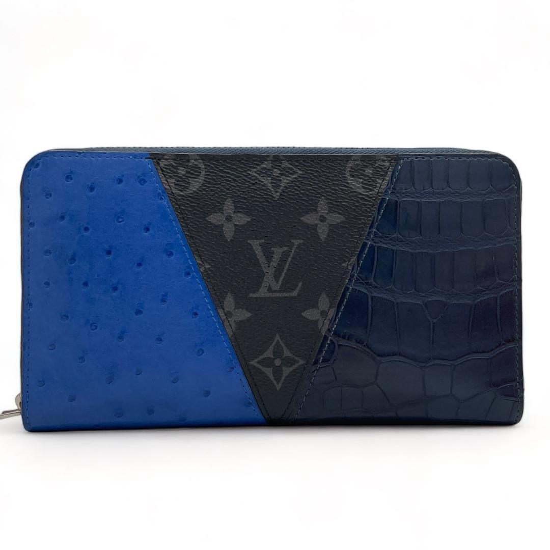 新品同様 】ルイヴィトン Louis Vuitton クロコ×オーストリッチ 新品同様 】ルイヴィトン Louis Vuitton クロコ×オーストリッチ