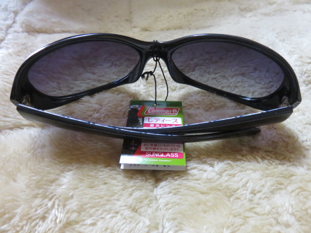 Coleman Coleman lady's sunglasses CLA-01-4 polarizing lens adoption UVProtevtion visible ray transmittance 15% ultra-violet rays penetration proportion 0.1% tag attaching unused 