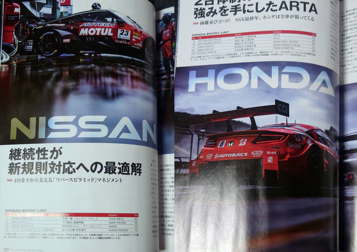 スーパーGT 公式ガイドブック 総集編　2023　ポスター付 　カレンダー　おまけつき_画像2