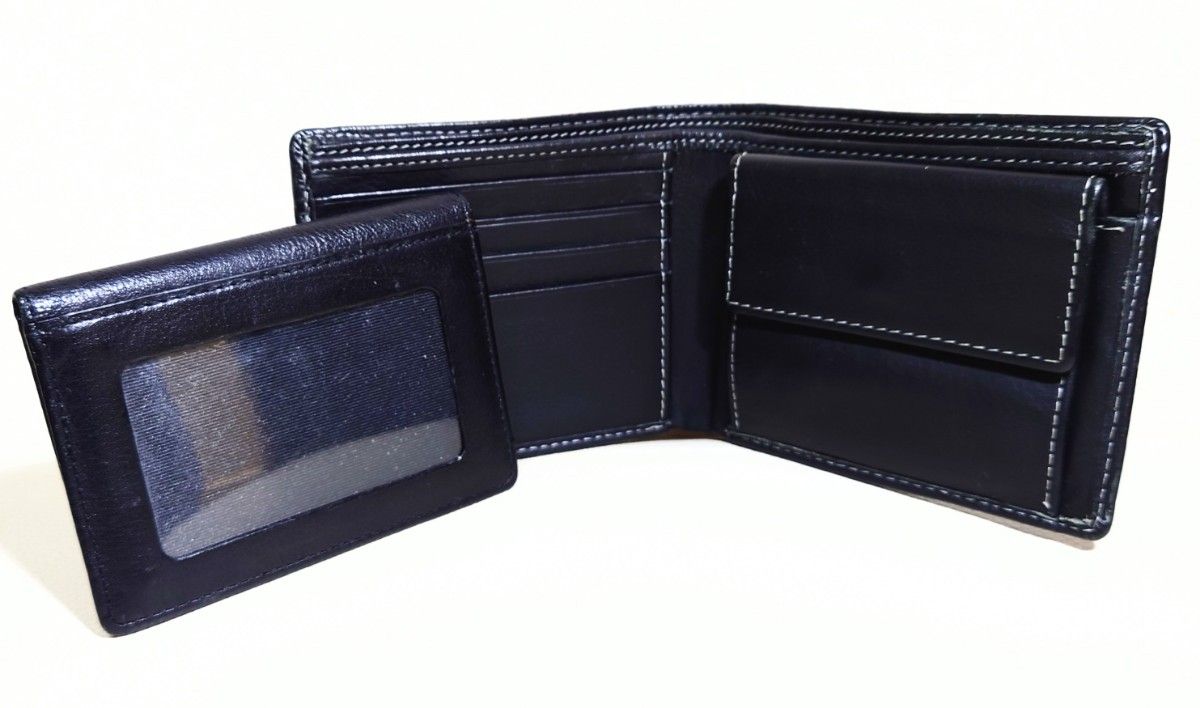 ◆marelle◆　マレリー【2品SET】　　　　　レザーウォレットXパスケース　　　　　　　　　 二つ折り財布Xカードケース