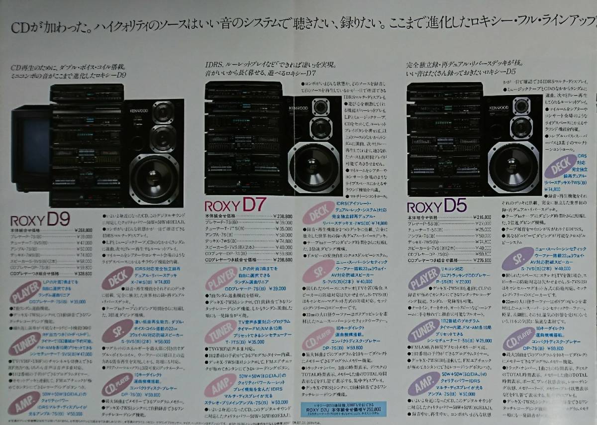 Yahoo!オークション - KENWOOD ROXY ケンウッド コンパクト Yahoo!オークション - KENWOOD ROXY ケンウッド コンパクト