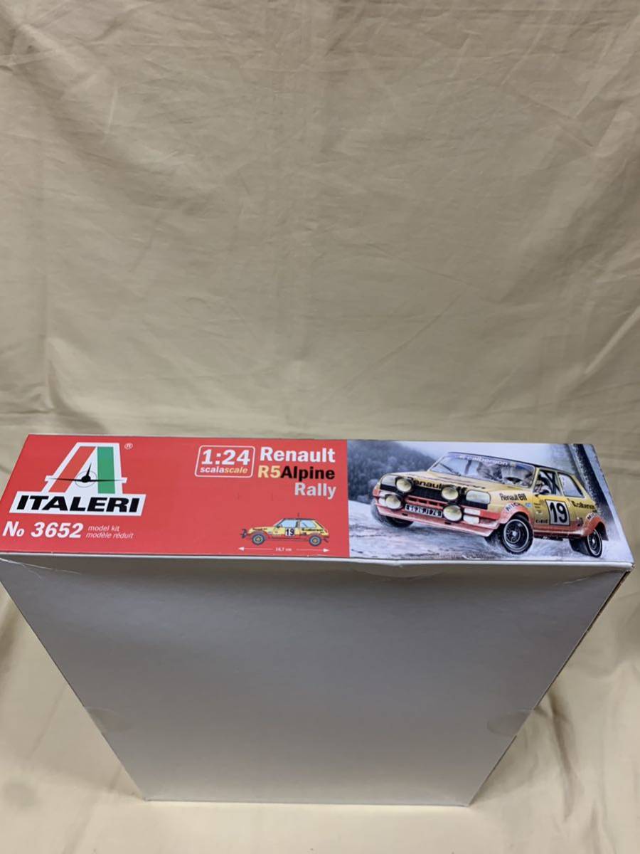 イタレリ 1/24 ルノー R5 Alpine Rally 未組立_画像6