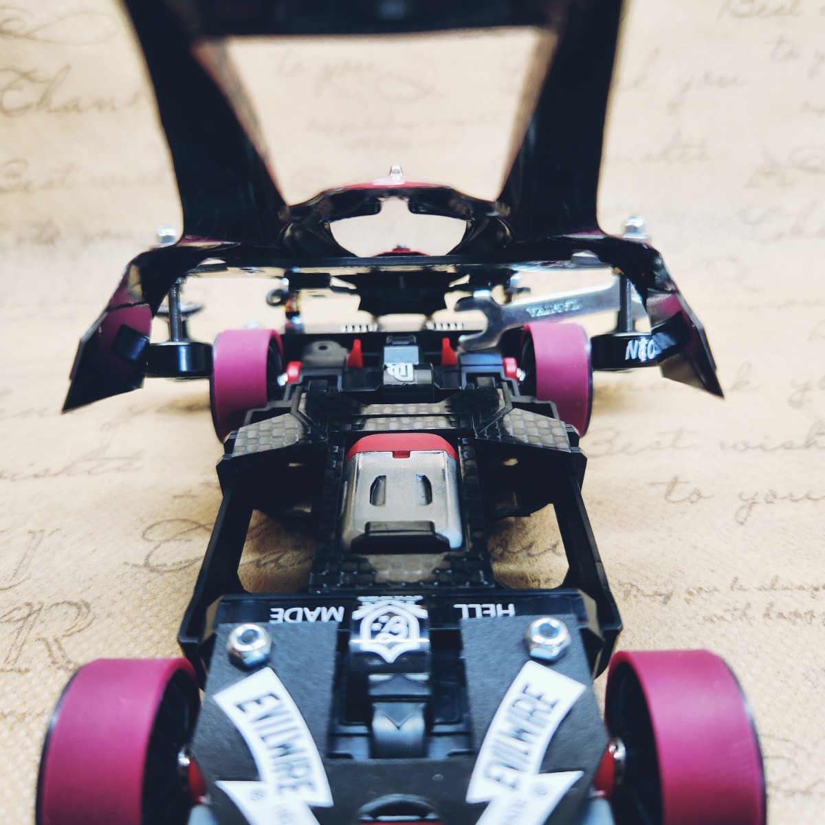 ミニ四駆 サンダーショットMKⅡ 完成品 MSフレキ フルカスタム ミニ四駆 サンダーショットMKⅡ 完成品 MSフレキ フルカスタム