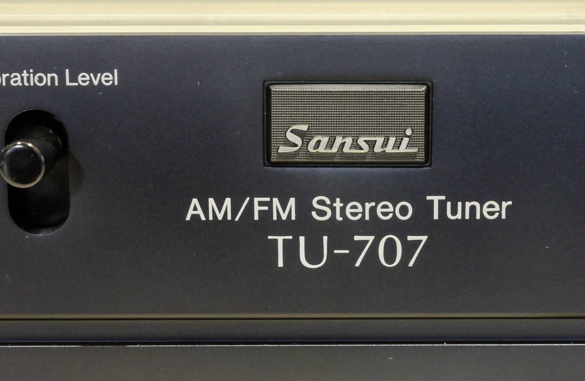 SANSUI★TU-707★サンスイ★AM/FM Stereo Tuner TU-707★ステレオチューナー★動作確認済み★完動品_画像7