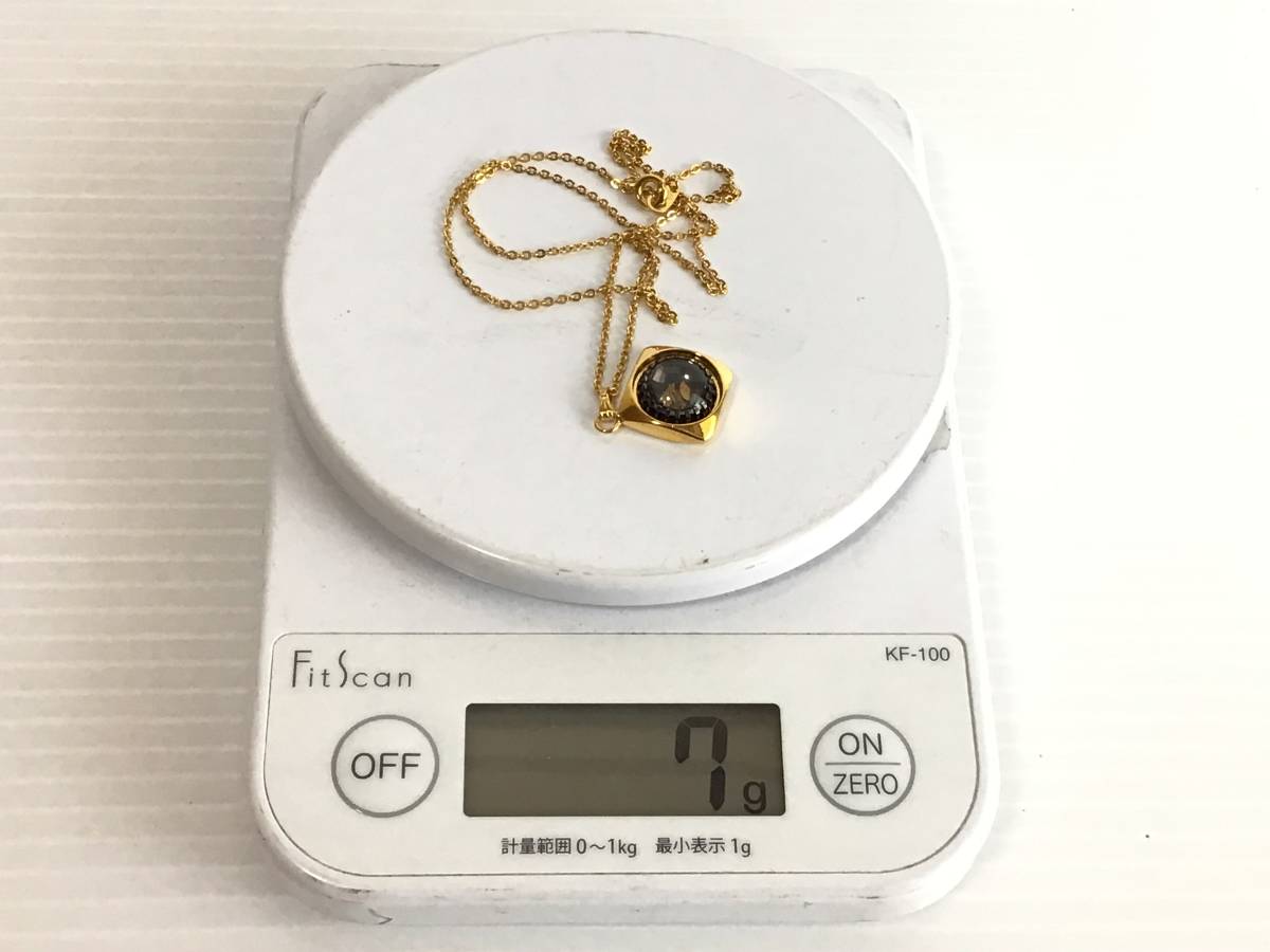 Y682 GOLD PARK/ゴールドパーク　砂金　ペンダント/ネックレス　アクセサリー　1点　刻印あり　全長25cm ヴィンテージ　装飾品　ゴールド_画像10