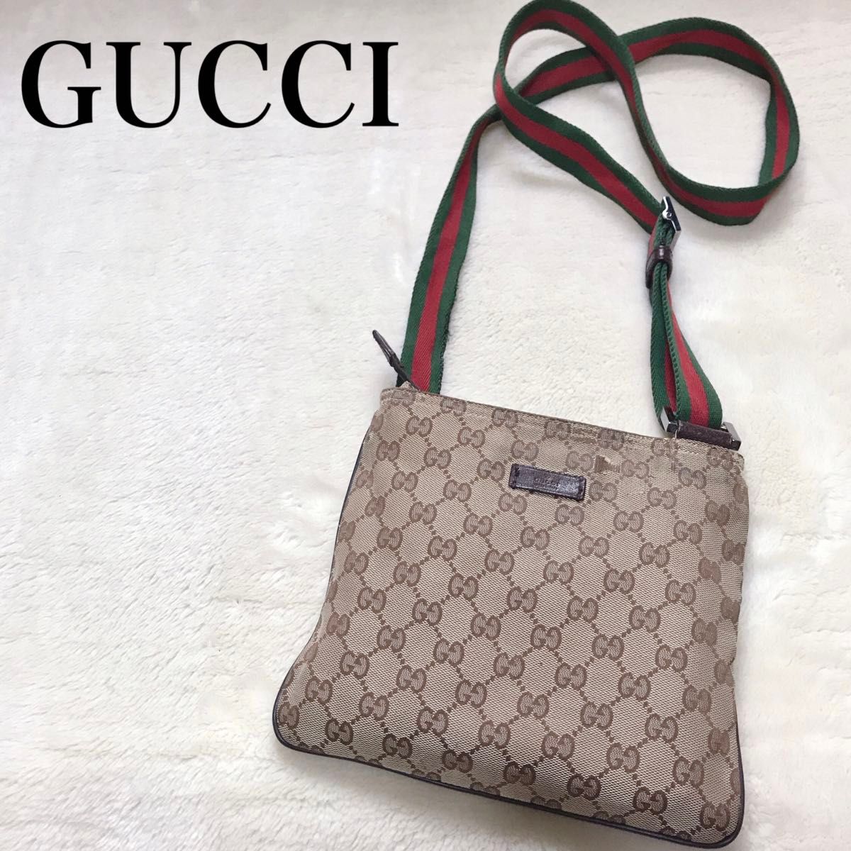 人気モデル GUCCI GG柄 シェリーライン ポシェット ショルダーバッグ