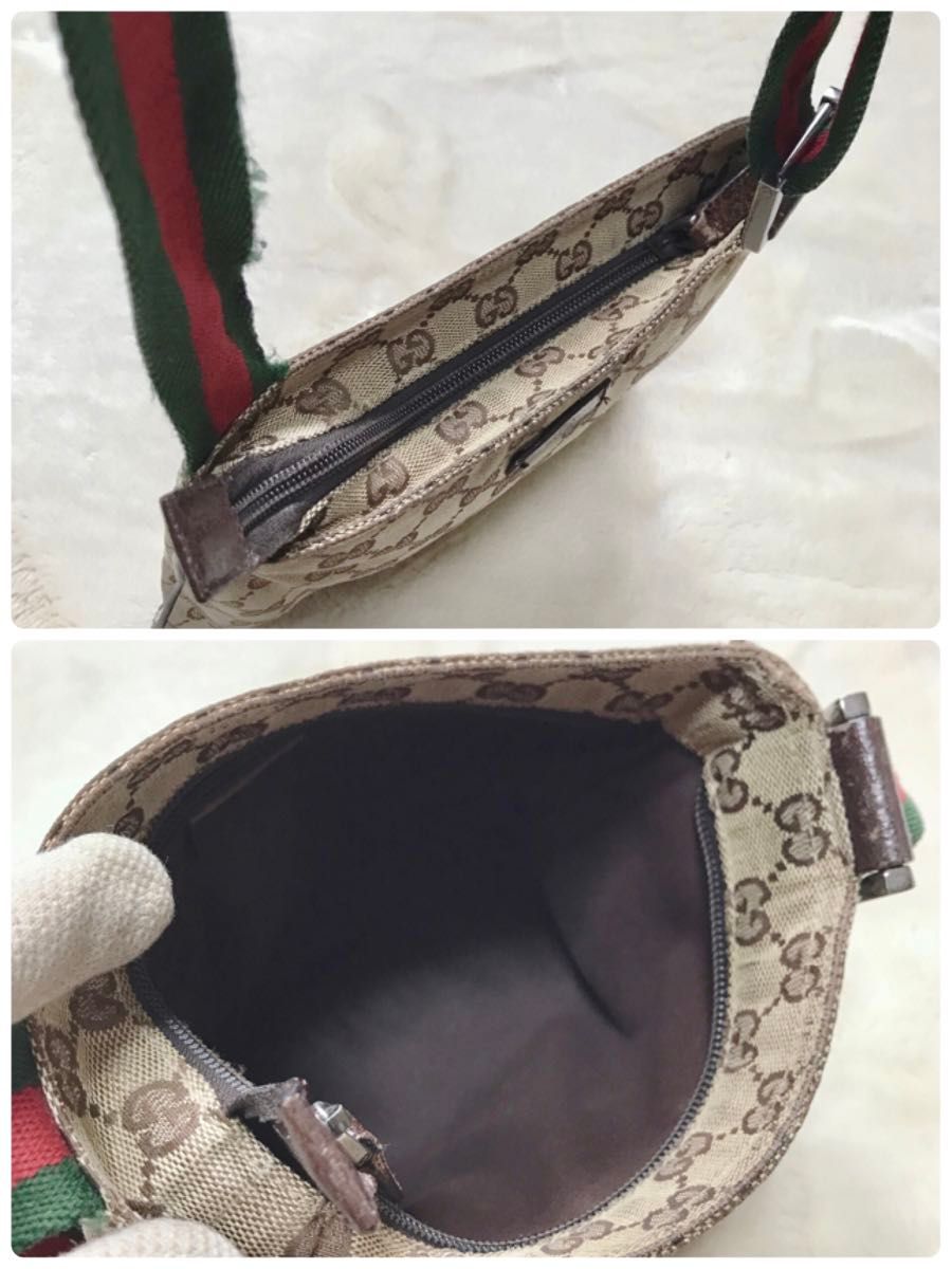 人気モデル GUCCI GG柄 シェリーライン ポシェット ショルダー 人気モデル GUCCI GG柄 シェリーライン ポシェット ショルダー