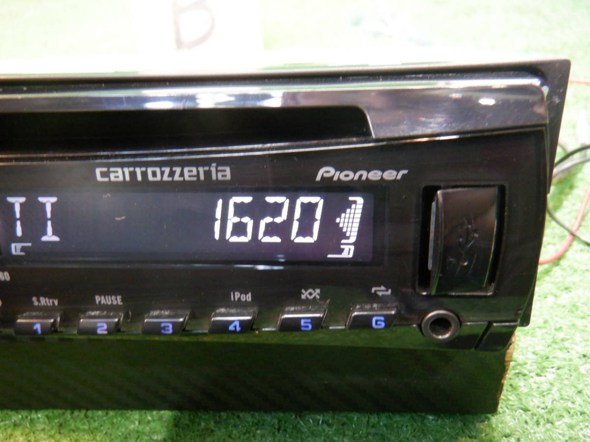 ★ Pioneer carrozzeria パイオニア カロッツェリア DEH-460 CDプレーヤー CDデッキ 1DIN ラジオ/CD/USB/iPod ★_画像3