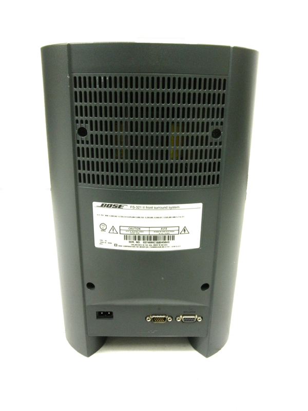 RA2 BOSE FS-321 II front Surround speaker system owner manual 