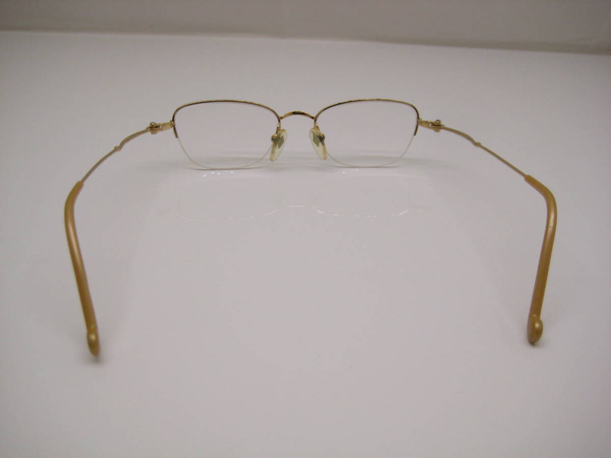 ◆【Jean Paul Gaultier　ジャンポールゴルチェ】　眼鏡　メガネフレーム　度付　ゴールドフレーム　_画像4