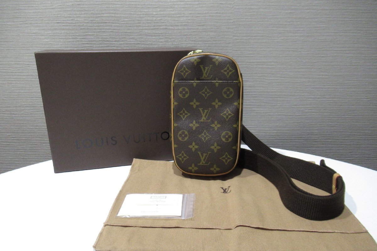 ルイヴィトン LOUIS VUITTON ポシェット・ガンジュ M51870 ショルダーバッグ モノグラム ボディバッグ BOX 中古 ランクA BRB・バッグ・財布