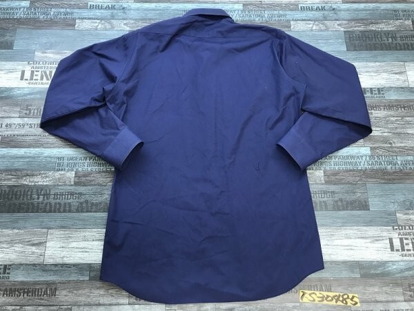 BLUE RIVER メンズ 日本製 カラーシャツ 39-80 青の画像3