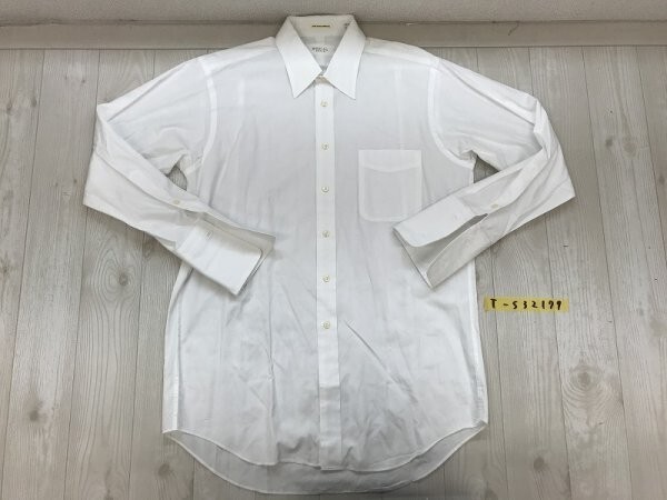 SOCIAL GRACE メンズ 胸ポケット付き ワイシャツ 白_画像1