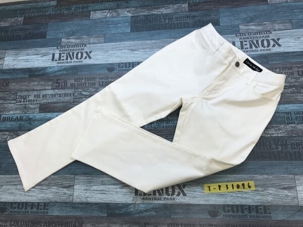 CECIL McBEE Cecil McBee lady's stretch pants S eggshell white 