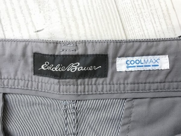 Eddie Bauer エディーバウアー メンズ COOL MAX ストライプパンツ 36×30 黒白_画像2