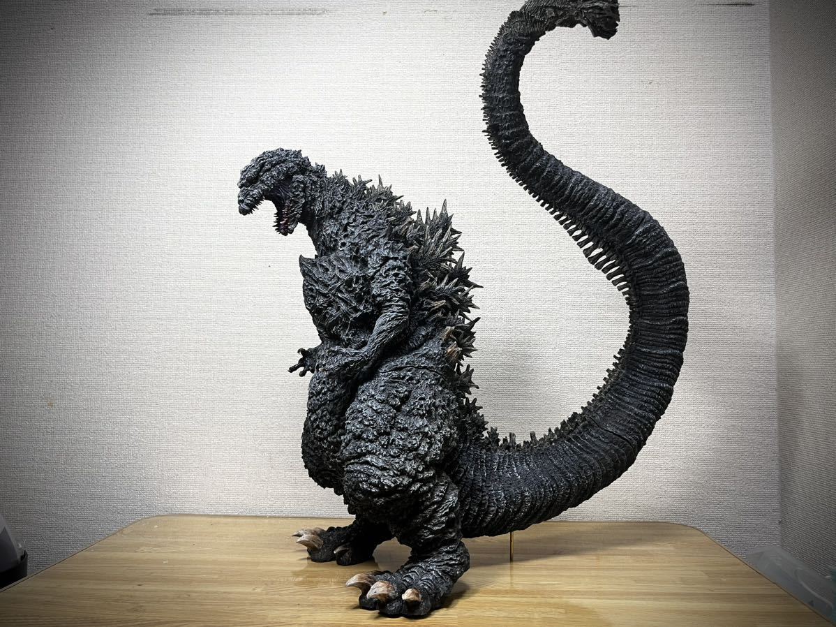 シンゴジラ（2016）雛型検討用モデルバージョン レジンキャストキット　t's facto 塗装完成品　マイナスワンゴジラ付き_画像2