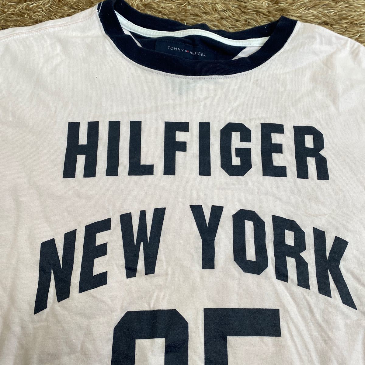 t15 TOMMY HILFIGER Tシャツ サイズL表記 日本製_画像3