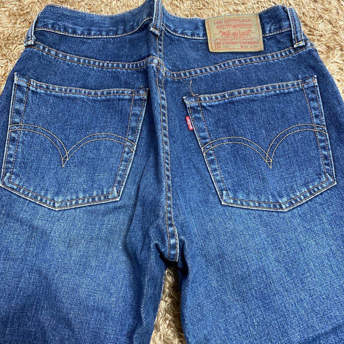 t17 Levi's 503ジーンズ サイズW30L36表記 日本製_画像7