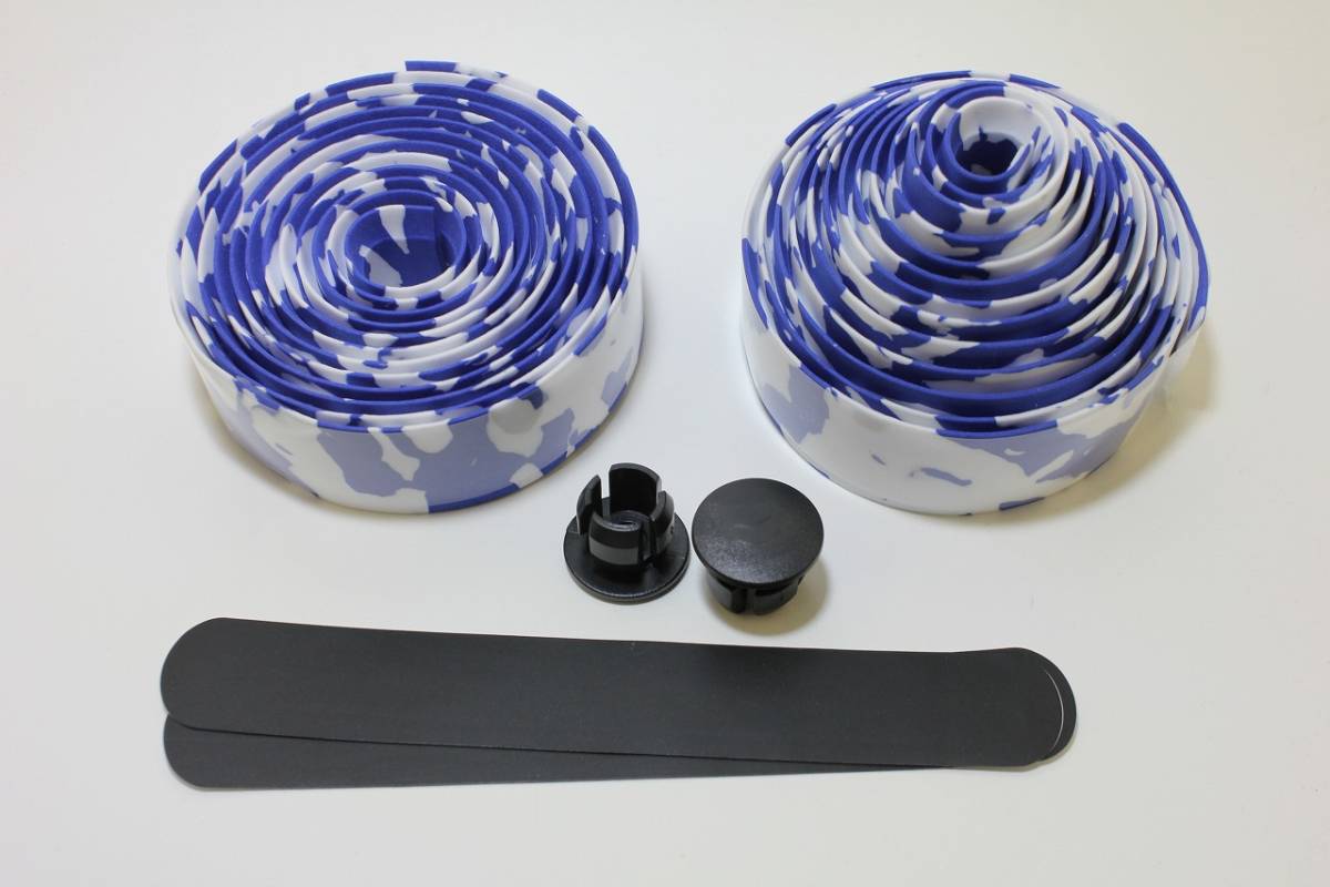 (576) bar tape blue white camouflage marble soft type load 