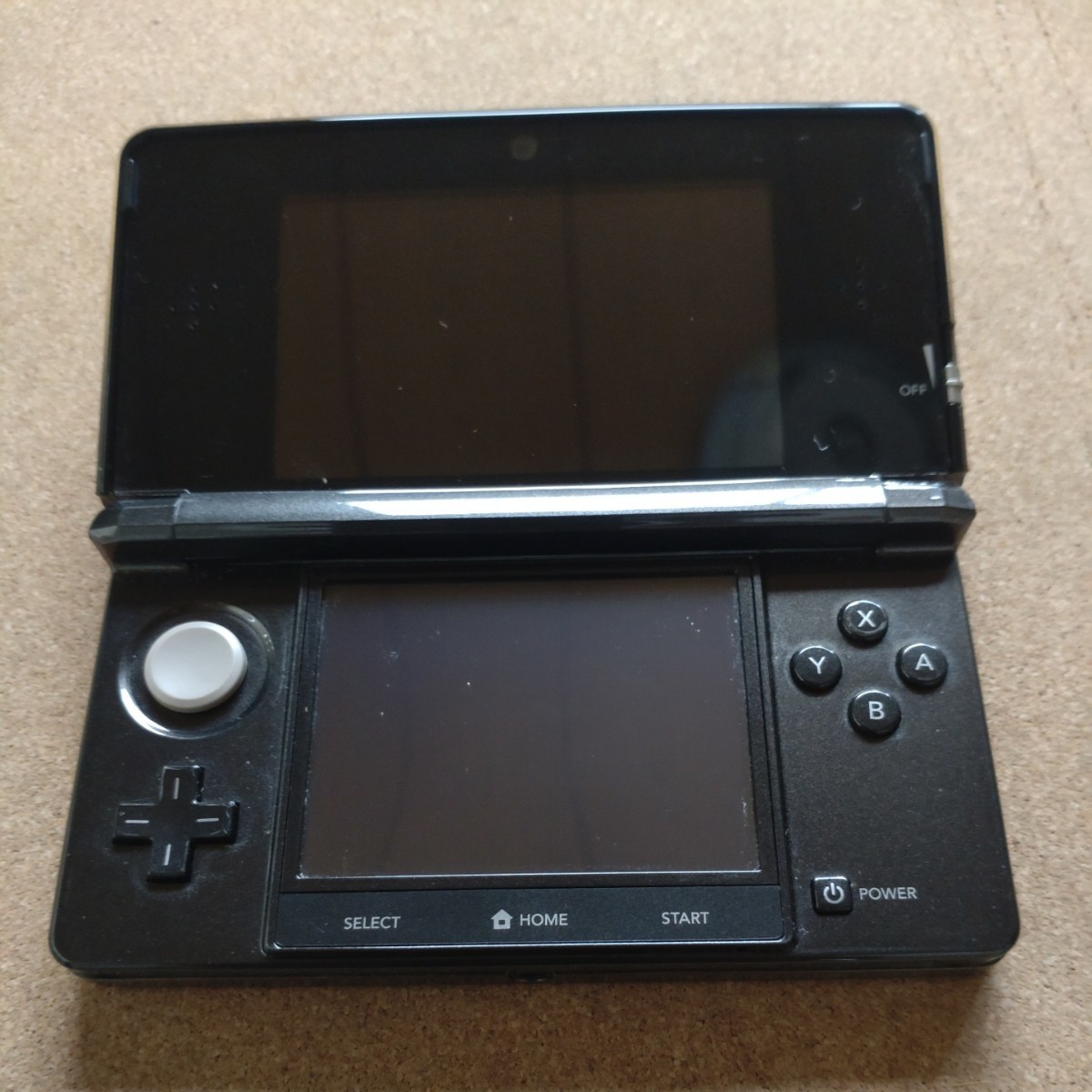 Nintendo 3DS(CTR-001) ソフト(モンスターハンター4G)付 USED品 動作確認/初期化済　ニンテンドー3DS 任天堂 CAPCOM_画像5