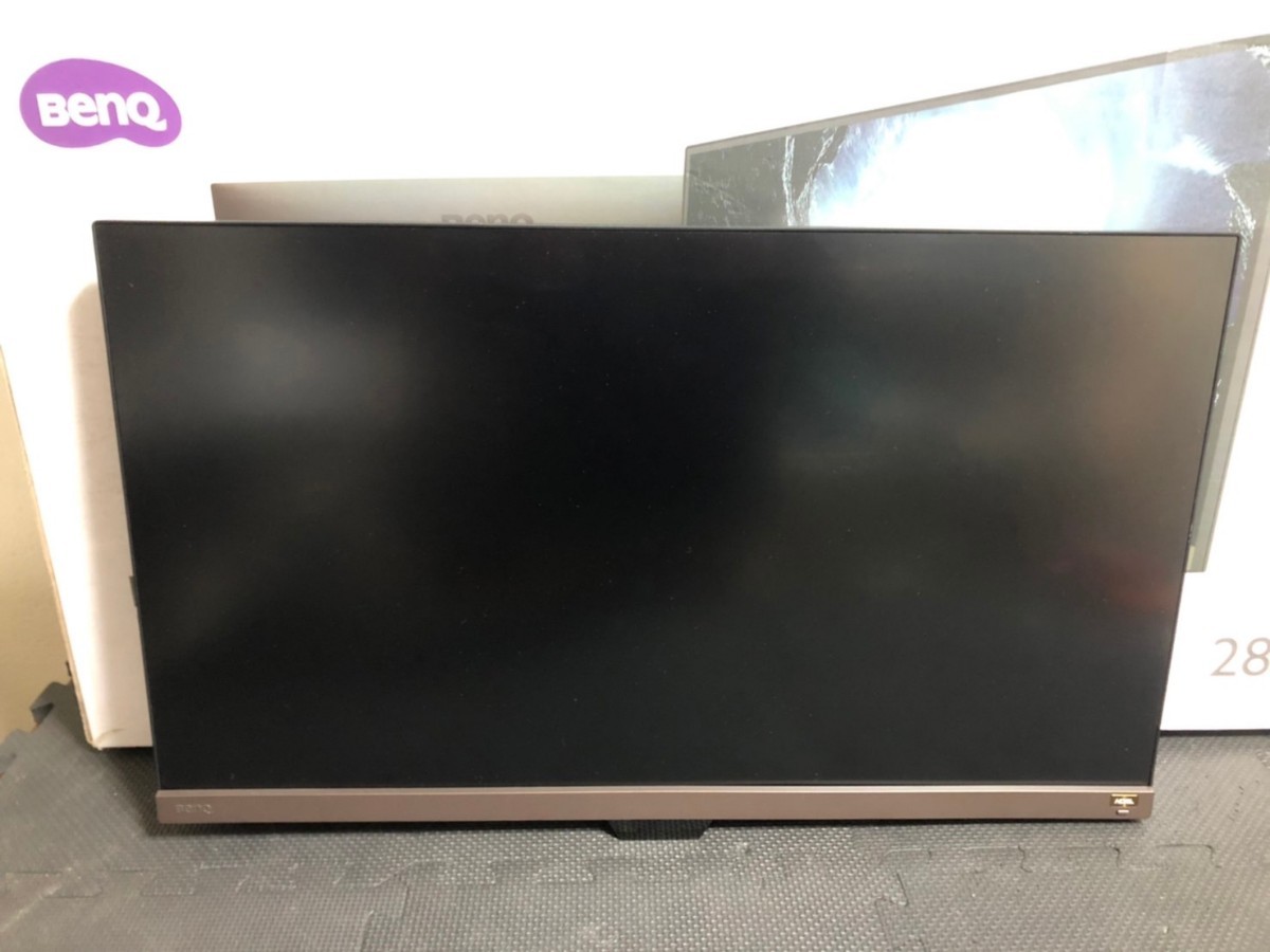 【中古美品】BenQ EW2880U エンターテインメントモニター 28インチ IPSパネル 4K 2022年製 元箱入_画像3