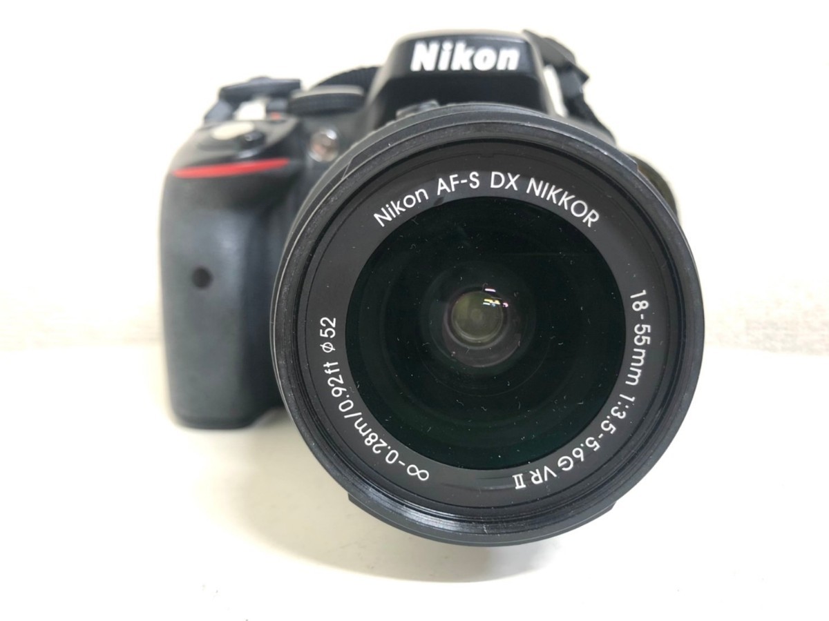 Nikon ニコン D5300 ボディ AF-S DX NIKKOR 18-55mm 1:3.5-5.6G VR II AF-S DX NIKKOR 55-200mm 1:4-5.6G ED VR II レンズセット 付属品付_画像4